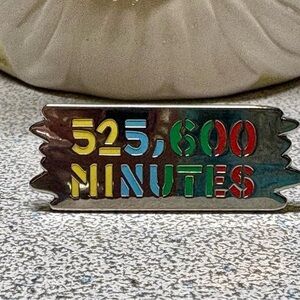 RENT THE MUSICAL Colorful 525,600 Minutes Pin